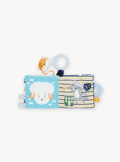 Sergent Major Jouets & Peluches | Jouets & Doudous-Livre d'&eacute;veil bleu et jaune