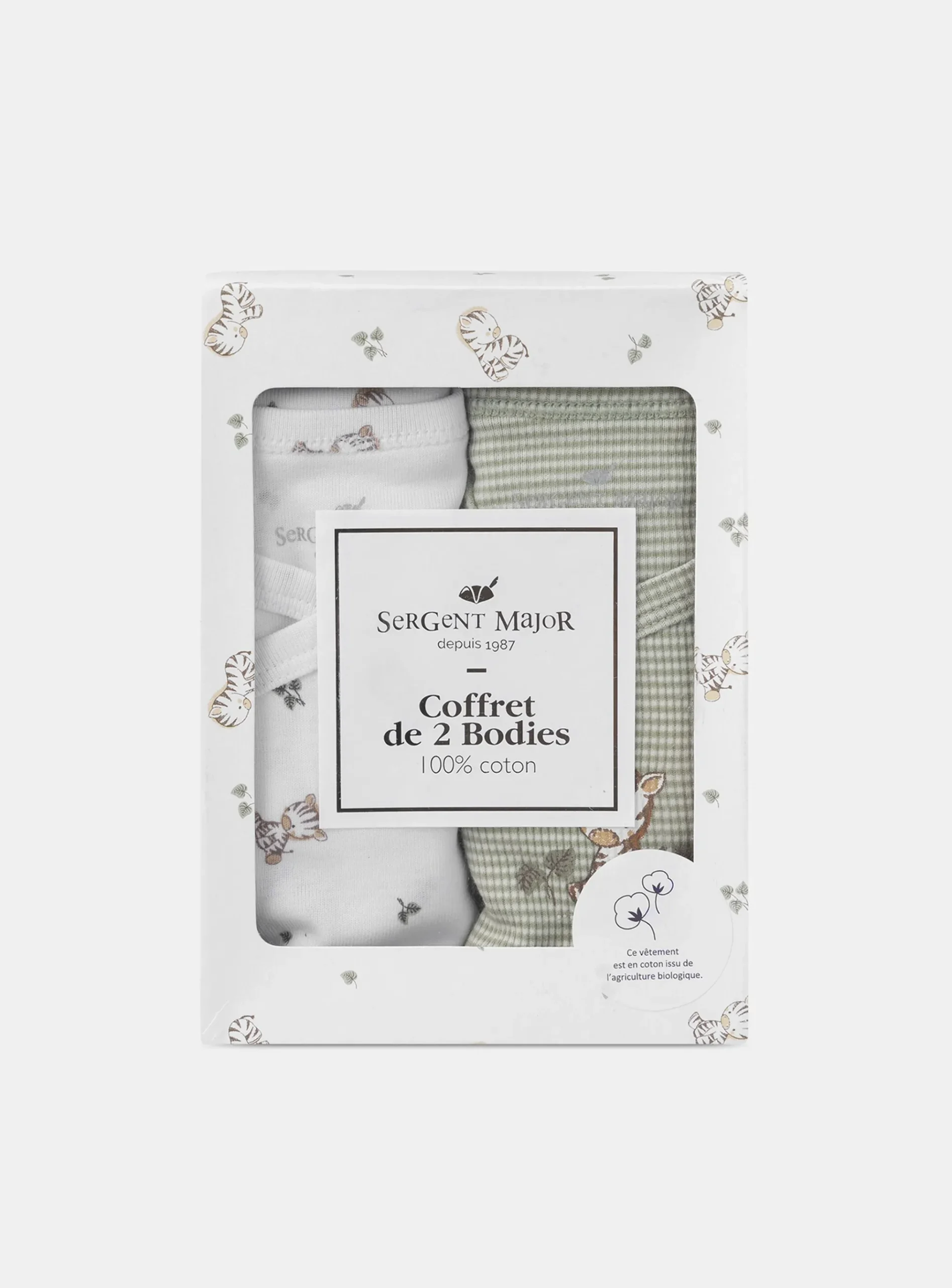 Sergent Major Body-Lot de 2 bodies