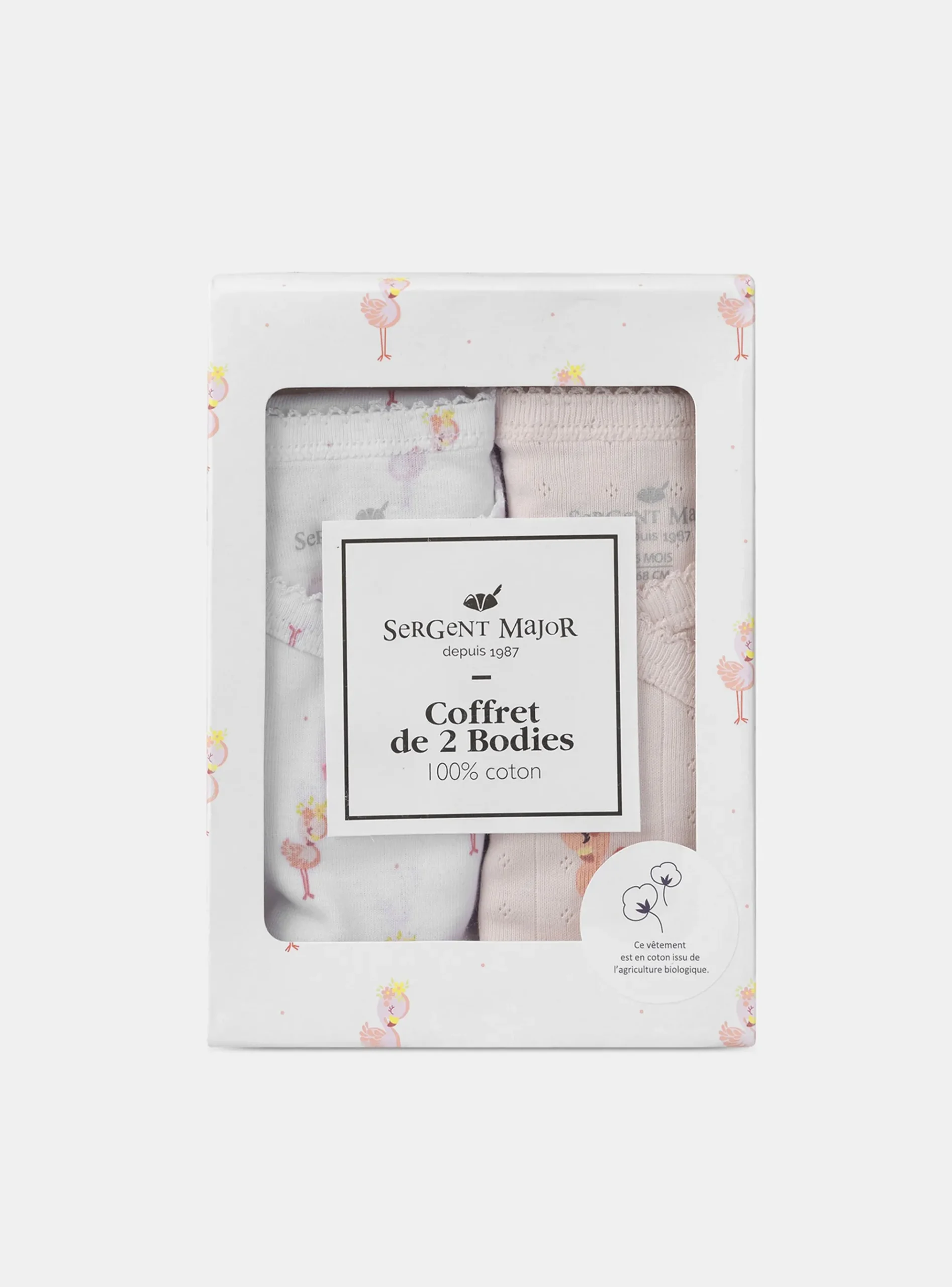 Sergent Major Body-Lot de 2 bodies