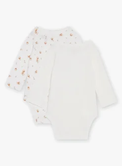 Sergent Major Body-Lot de 2 body &eacute;crus c&ocirc;tel&eacute;s en coton biologique