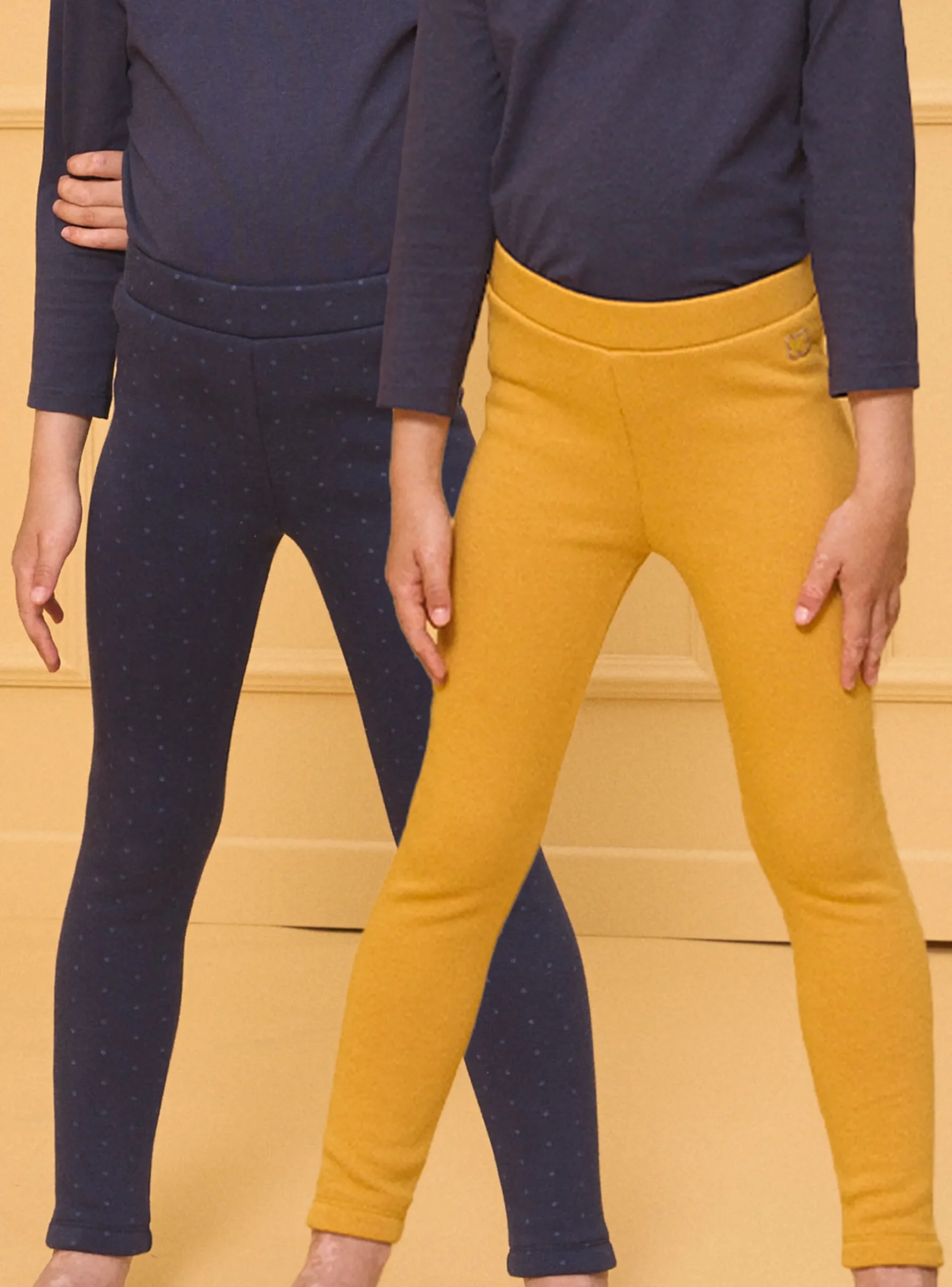 Sergent Major Tenues De Sport | Pantalon, Jean & Legging-Lot de 2 leggings jaune et marine