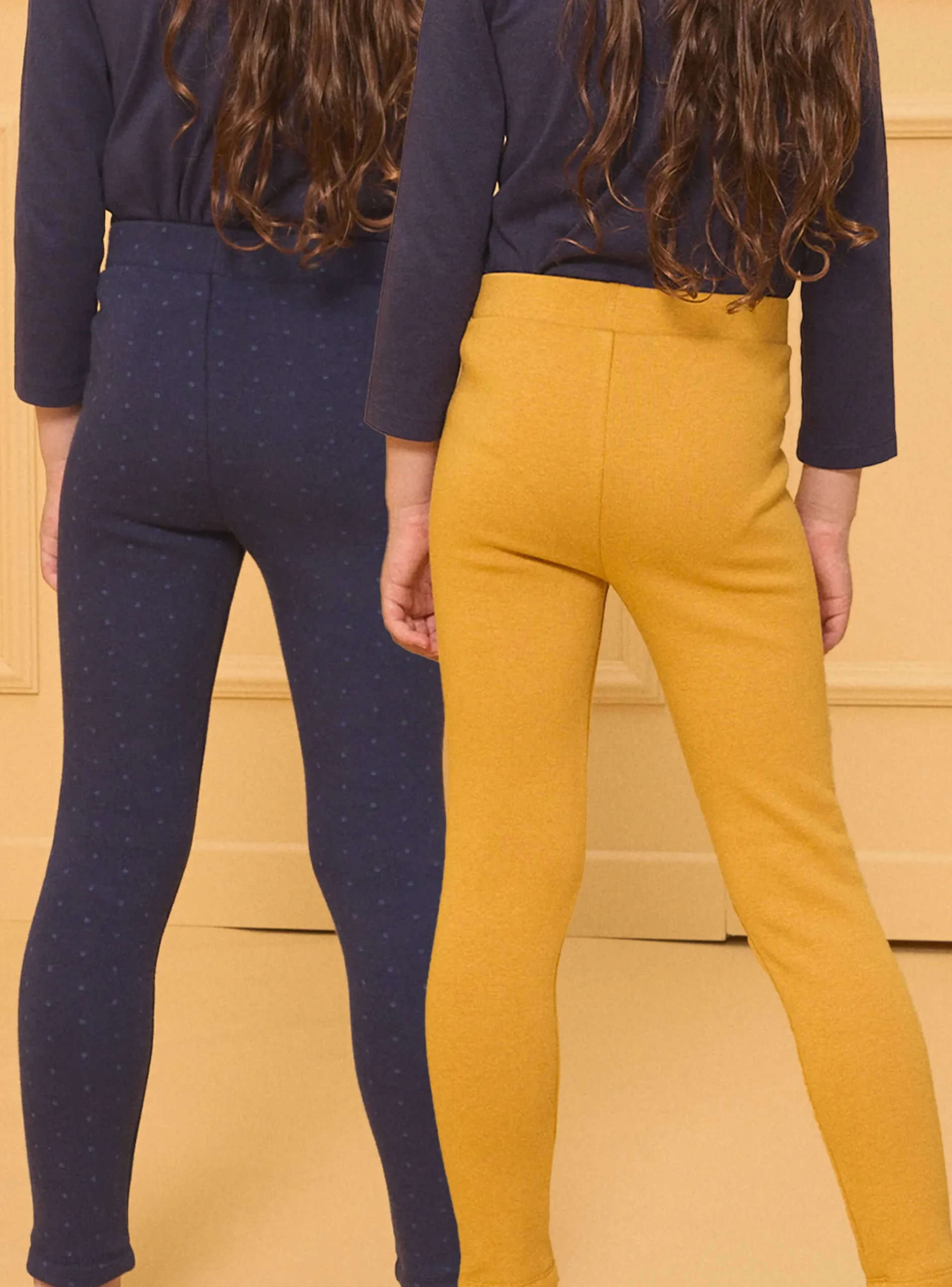 Sergent Major Tenues De Sport | Pantalon, Jean & Legging-Lot de 2 leggings jaune et marine