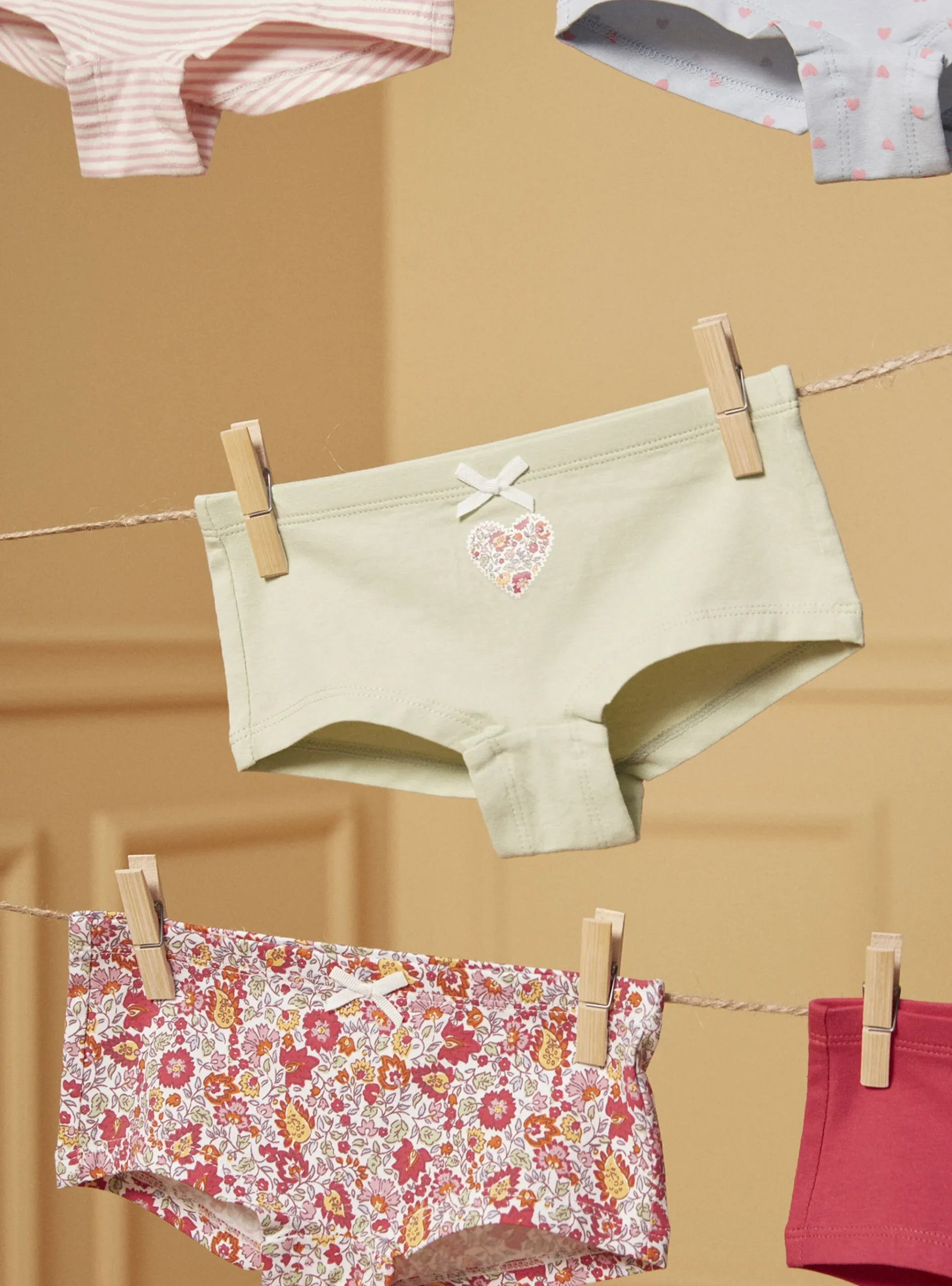 Sergent Major Sous-vêtement, Chaussette & Collant-Lot de 5 shorty