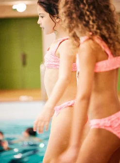 Sergent Major Maillot De Bain & Tenue De Plage-Maillot de bain 2 pi&egrave;ces &agrave; imprim&eacute; fleuri enfant fille