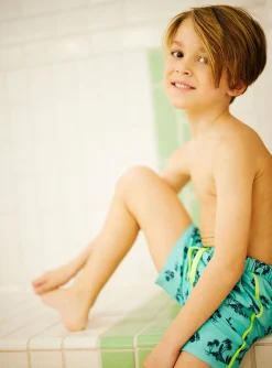 Sergent Major Maillot De Bain & Tenue De Plage-Maillot de bain turquoise enfant gar&ccedil;on