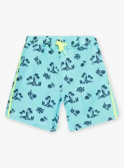 Sergent Major Maillot De Bain & Tenue De Plage-Maillot de bain turquoise enfant gar&ccedil;on