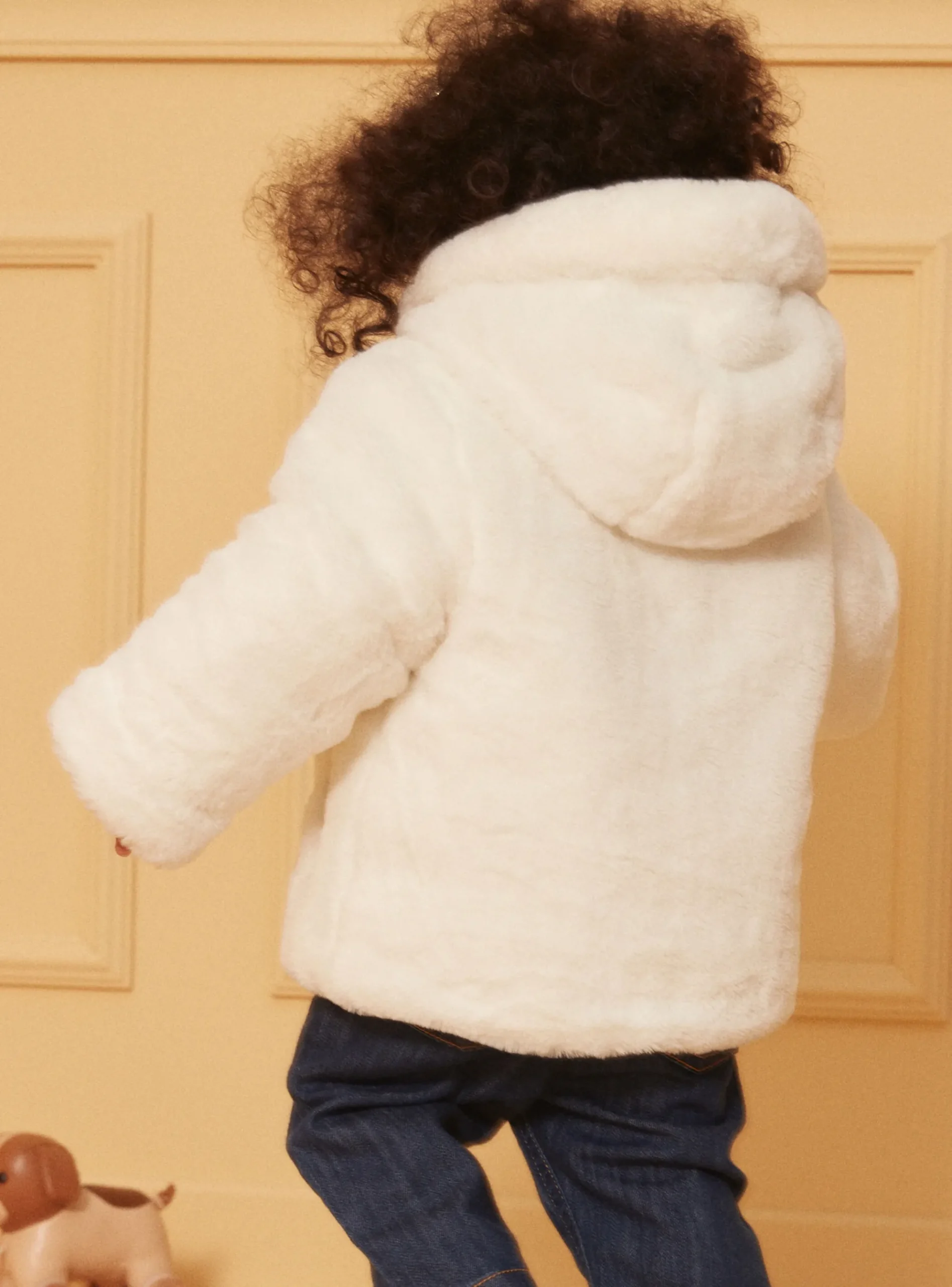 Sergent Major Manteau, Parka & Veste-Manteau Ecru