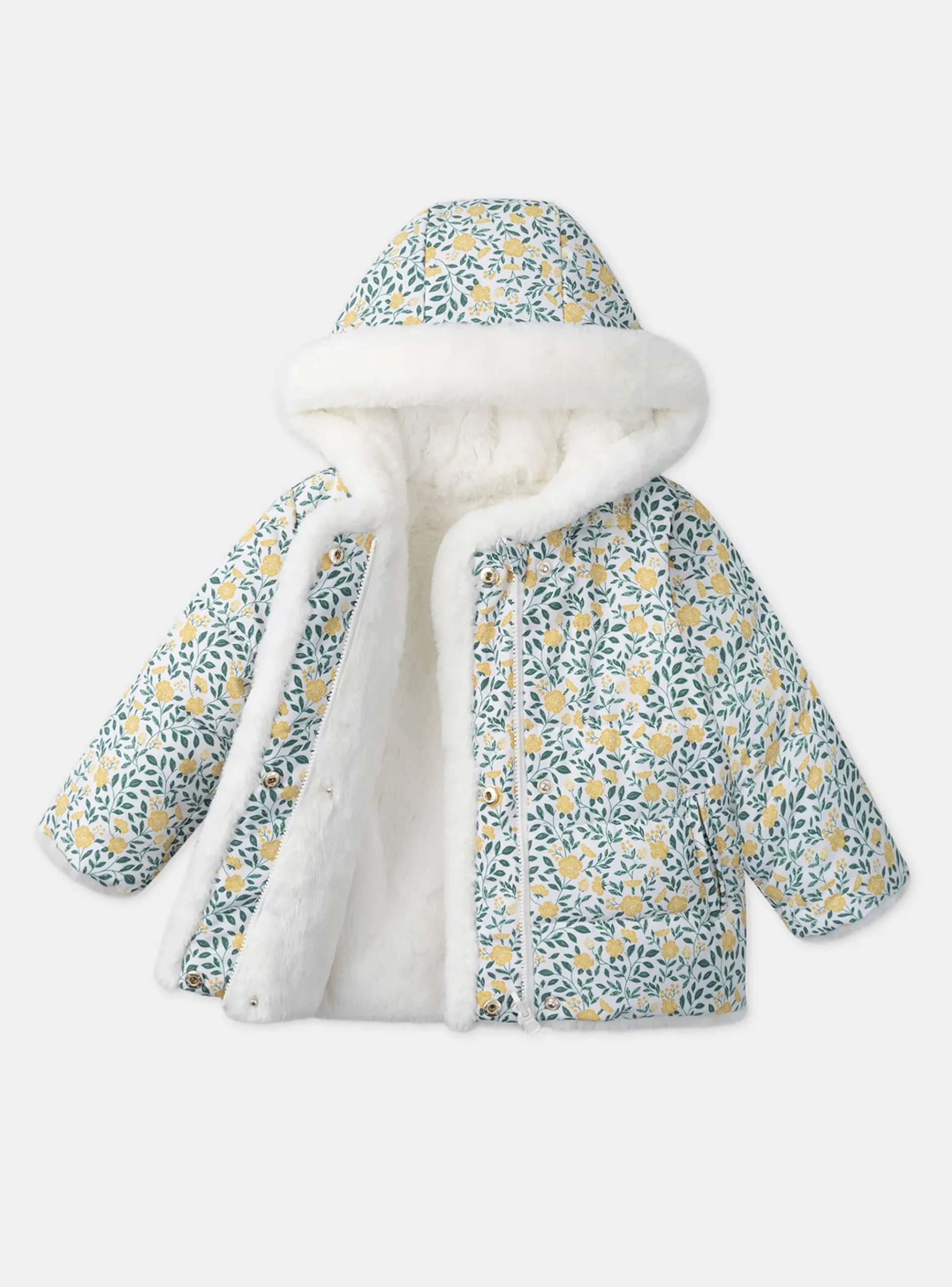 Sergent Major Manteau, Parka & Veste-Manteau Ecru
