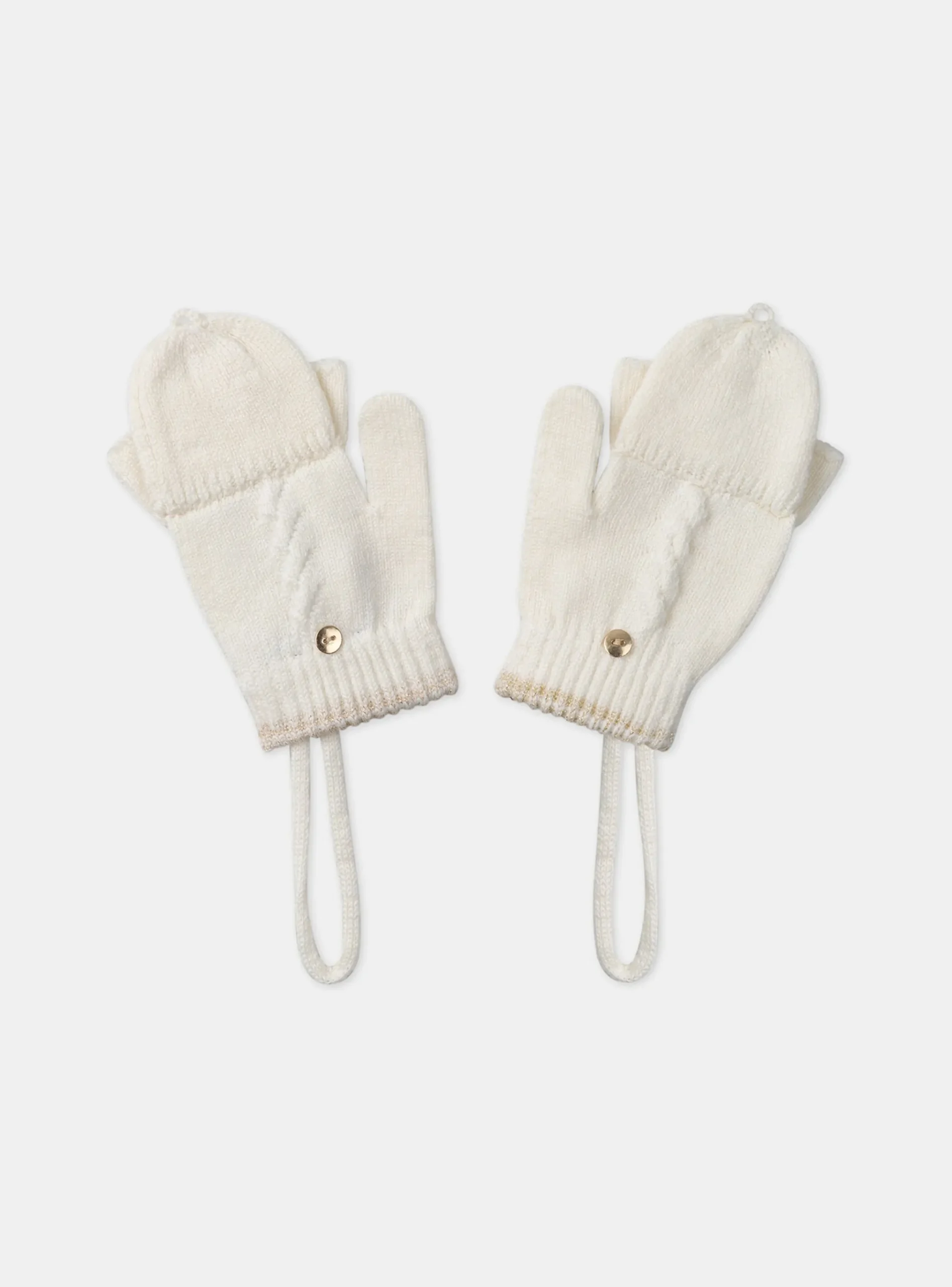 Sergent Major Bonnet, Echarpe & Gants-Mitaines à rabat en maille
