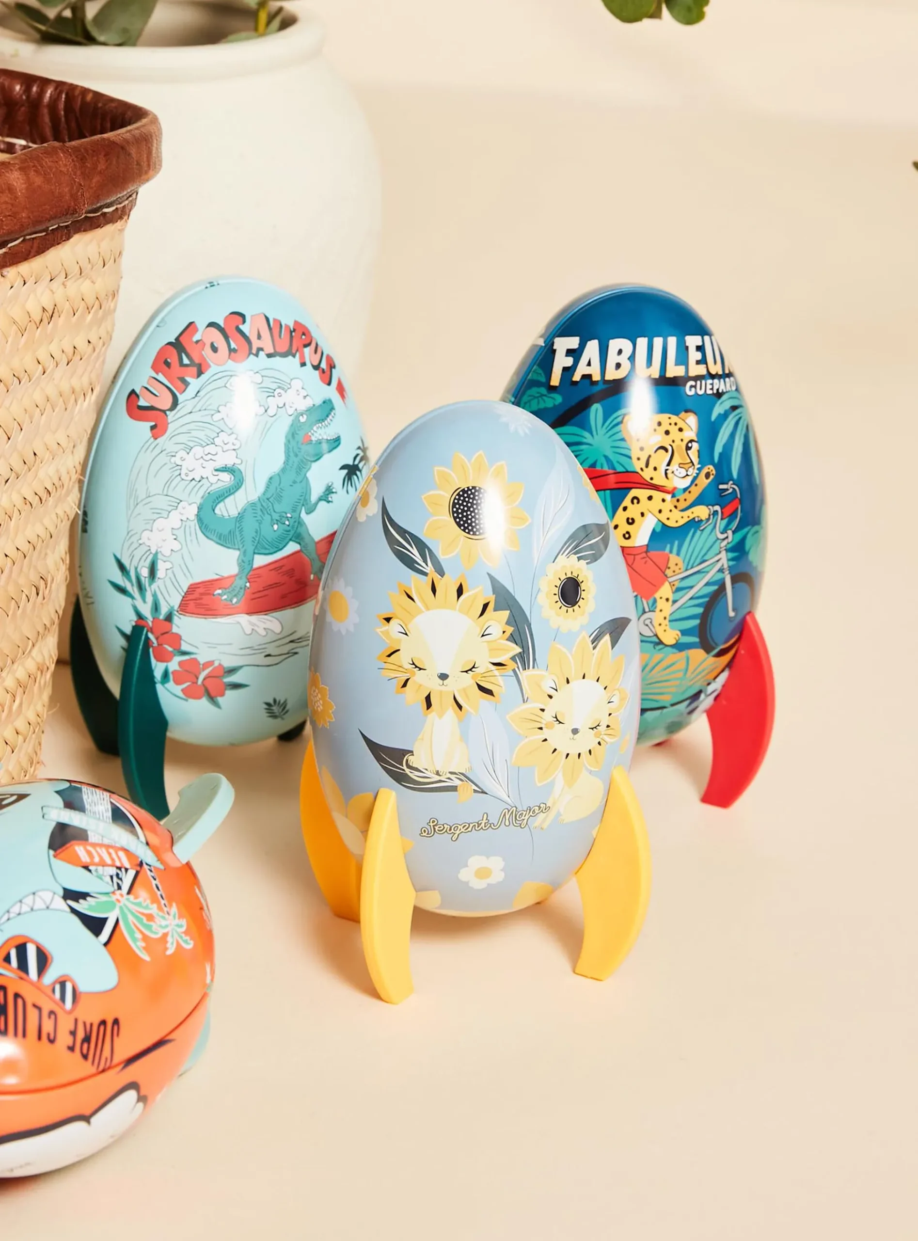 Sergent Major Jouets & Peluches-Oeuf Surprise Ailes à colorier