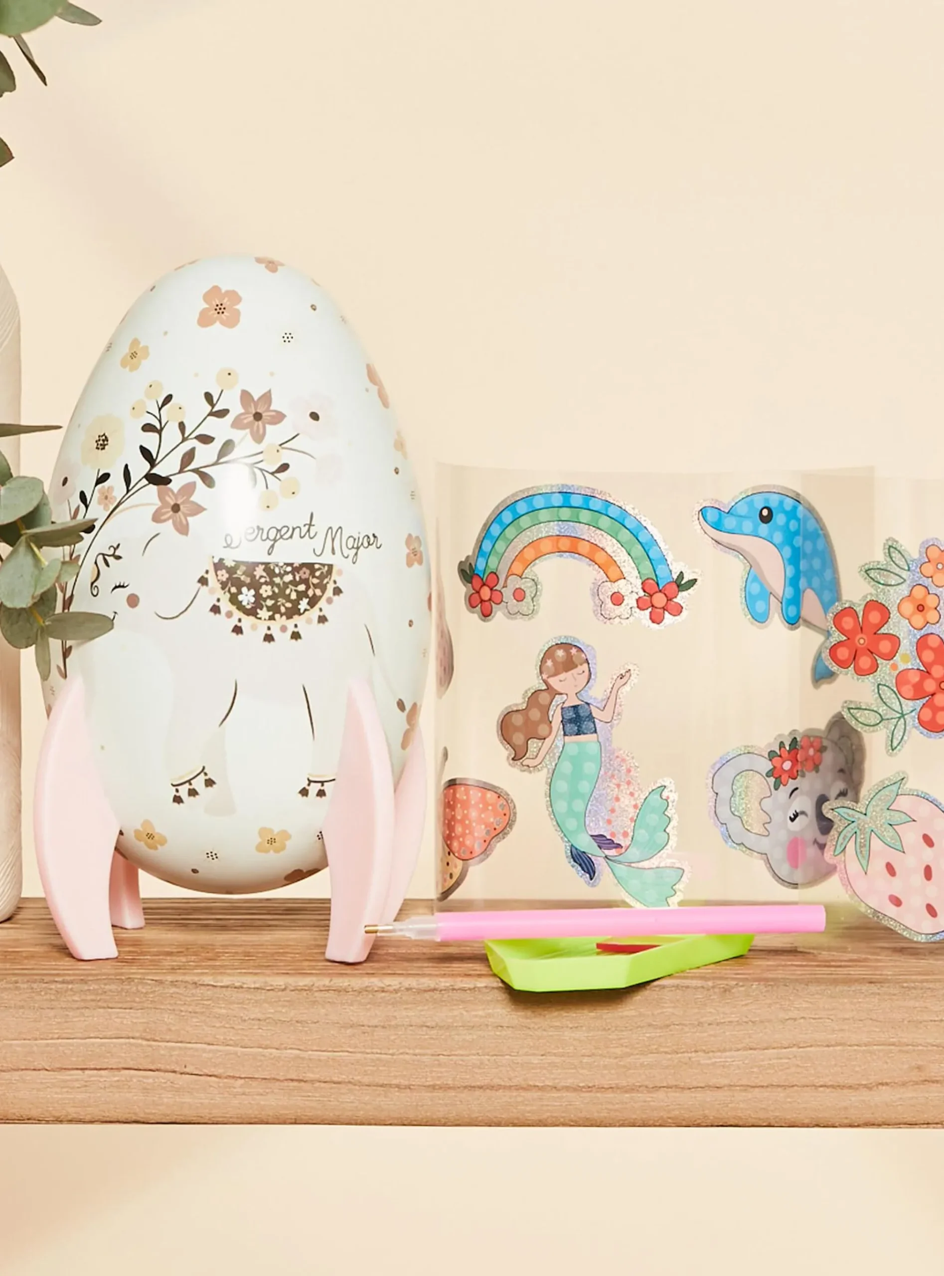 Sergent Major Jouets & Peluches-Oeuf Surprise Autocollants