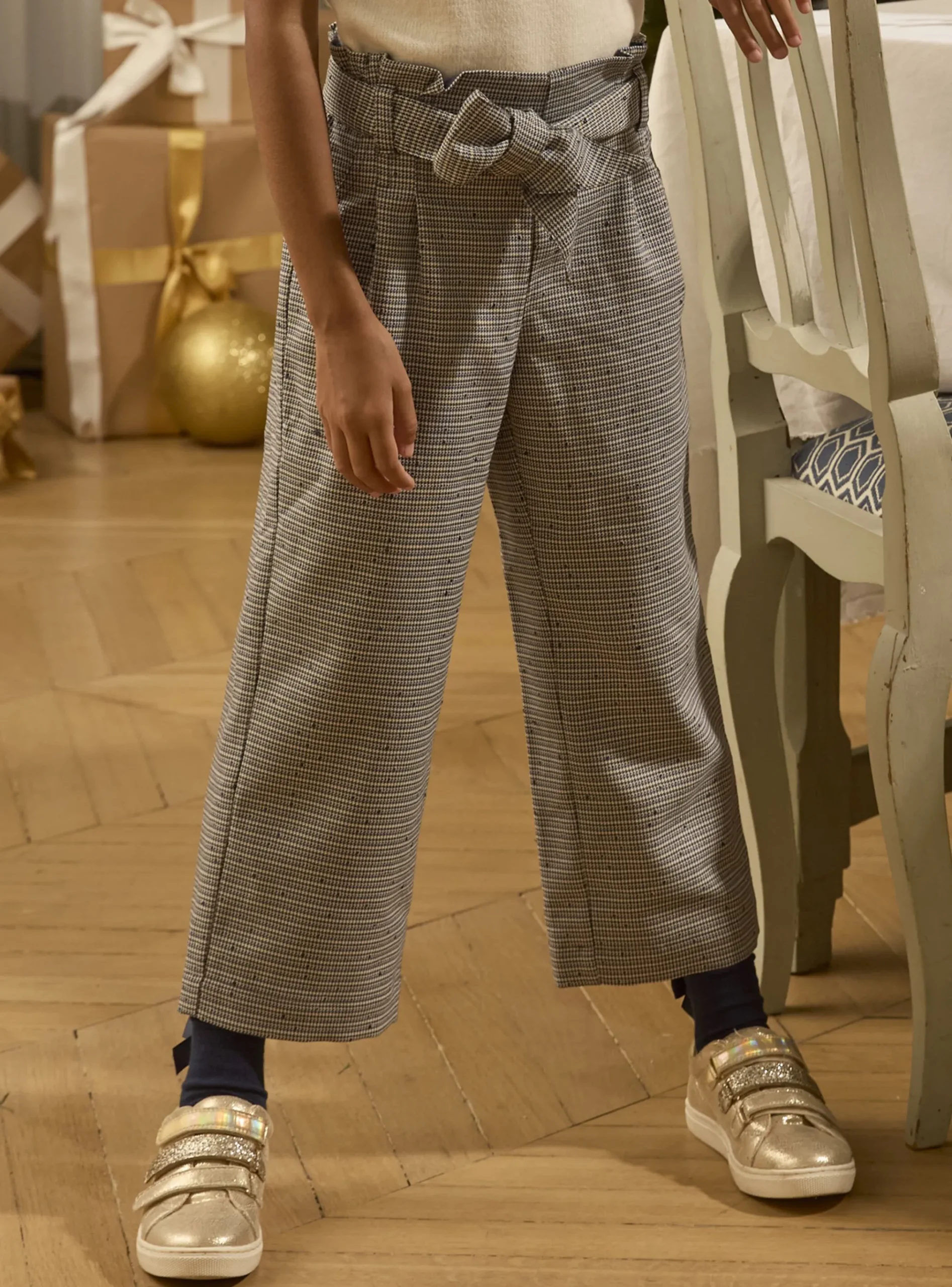 Sergent Major Pantalon, Jean & Legging-Pantalon à motifs pied de poule