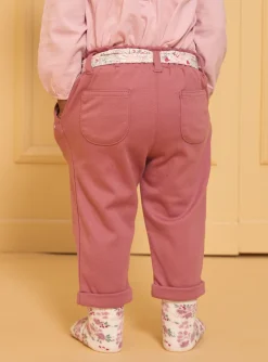 Sergent Major Pantalon & Jean-Pantalon avec ceinture fleuri