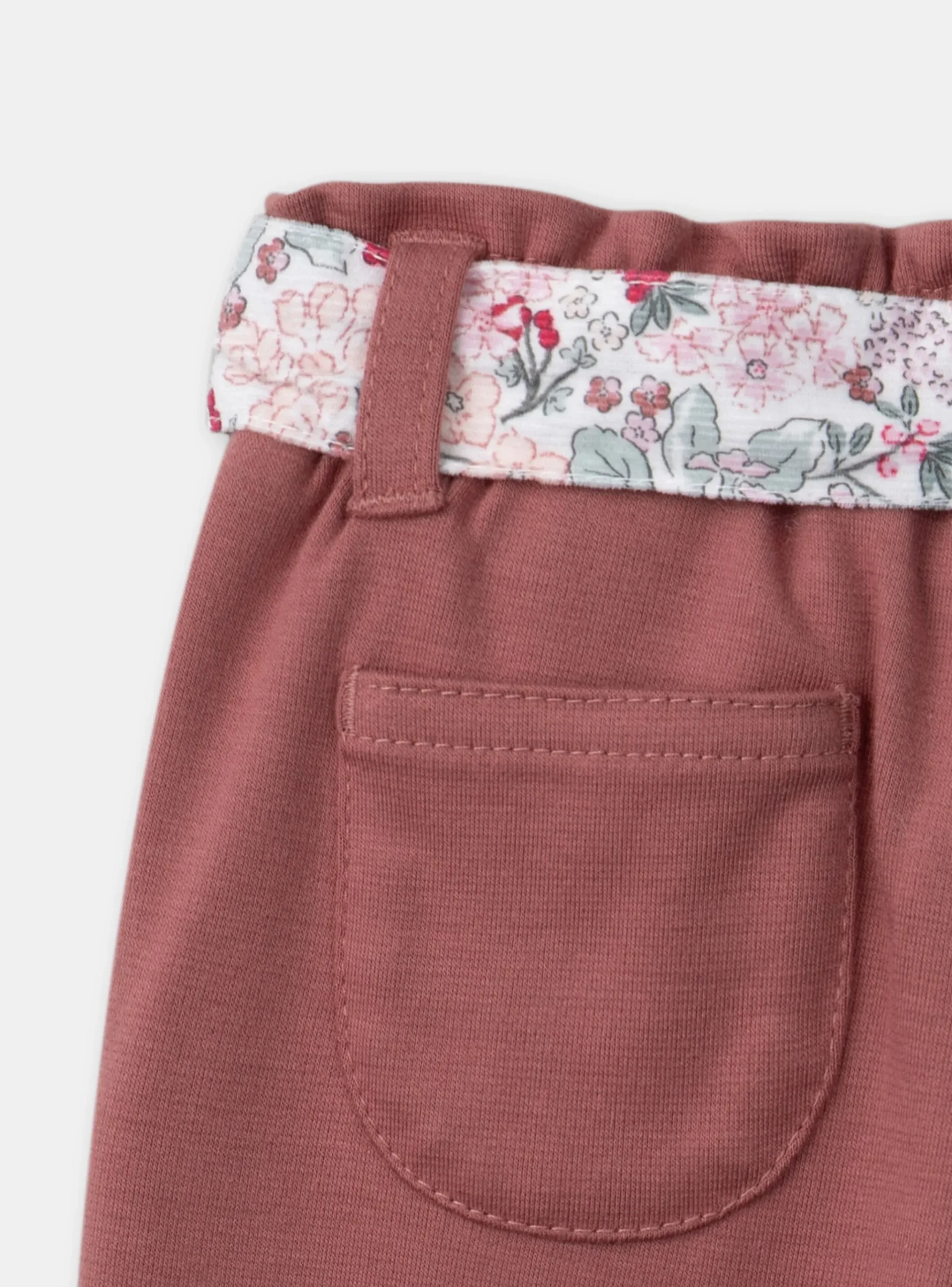 Sergent Major Pantalon & Jean-Pantalon avec ceinture fleuri