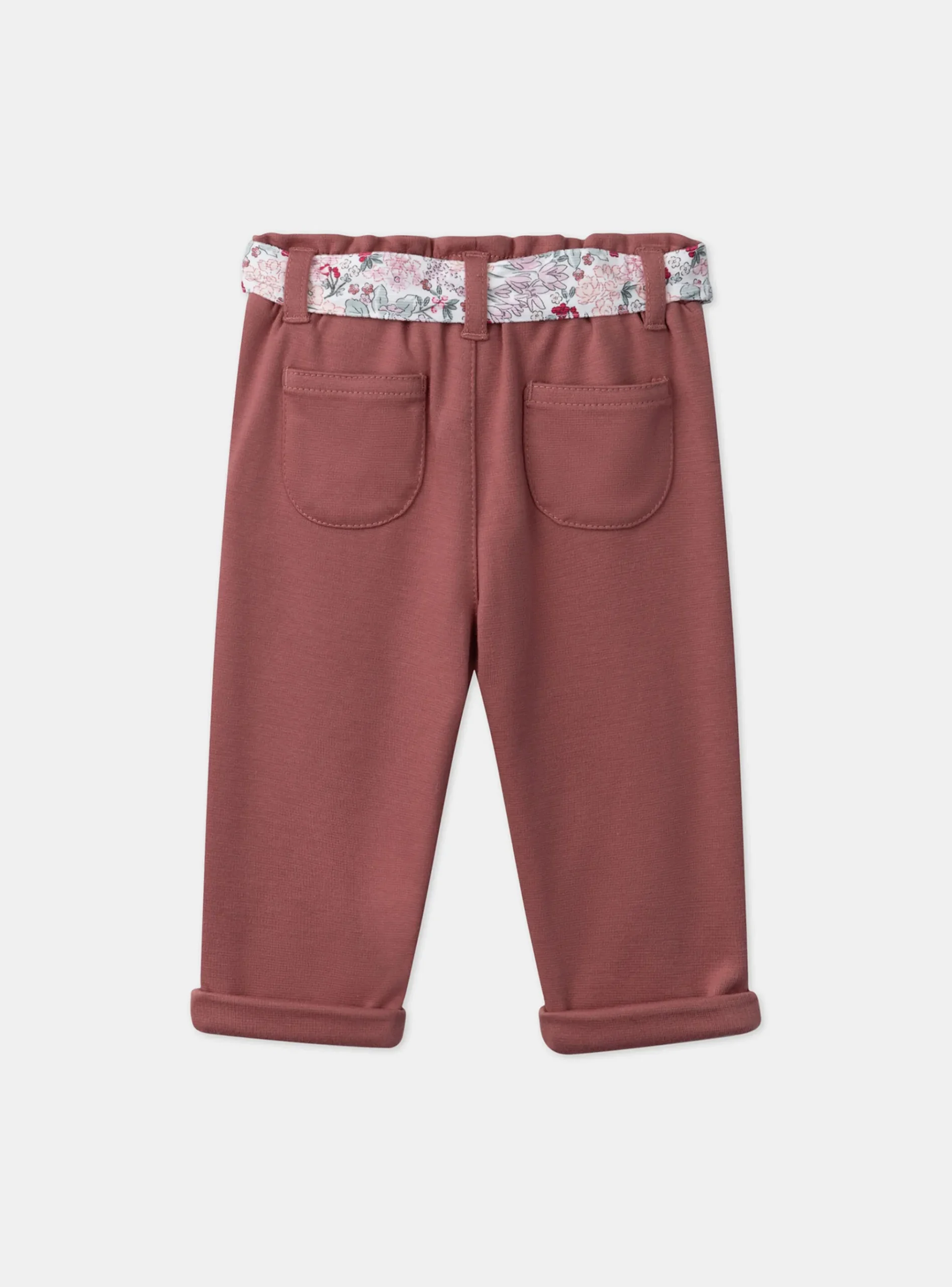 Sergent Major Pantalon & Jean-Pantalon avec ceinture fleuri