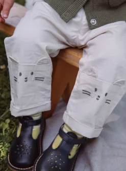 Sergent Major Pantalon & Jean-Pantalon blanc craie en twill