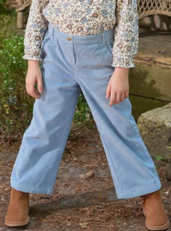 Sergent Major Pantalon, Jean & Legging-Pantalon bleu en velours côtelés