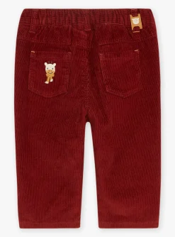 Sergent Major Pantalon & Jean-Pantalon bordeaux en velours c&ocirc;tel&eacute;