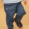 Sergent Major Pantalon & Jean-Pantalon en denim bleu avec d&eacute;coupes