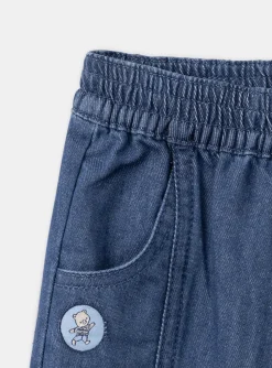 Sergent Major Pantalon & Jean-Pantalon en denim bleu avec d&eacute;coupes