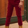 Sergent Major Pantalon & Jean-Pantalon en velours rouge