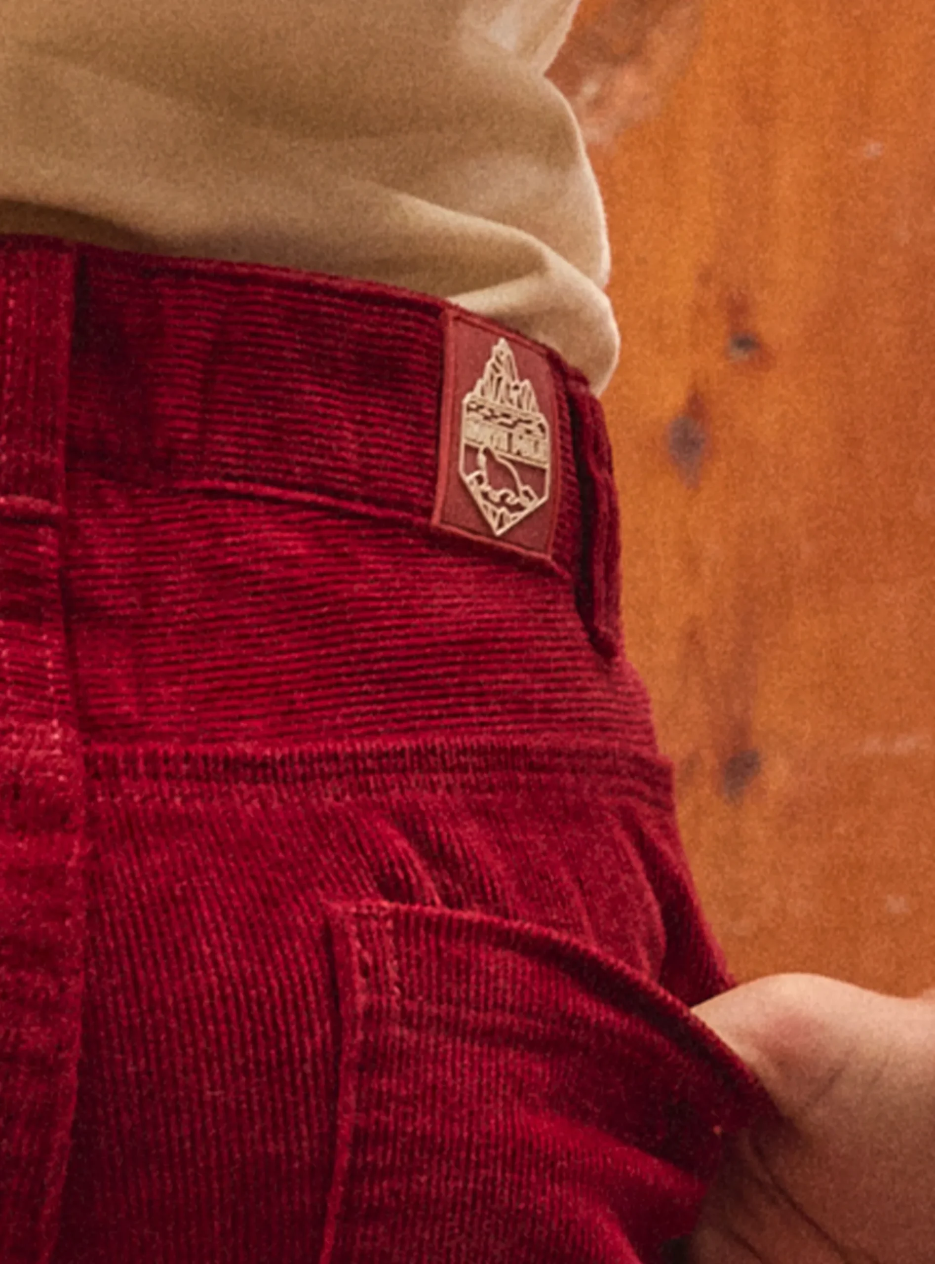 Sergent Major Pantalon & Jean-Pantalon en velours rouge