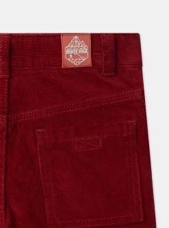 Sergent Major Pantalon & Jean-Pantalon en velours rouge