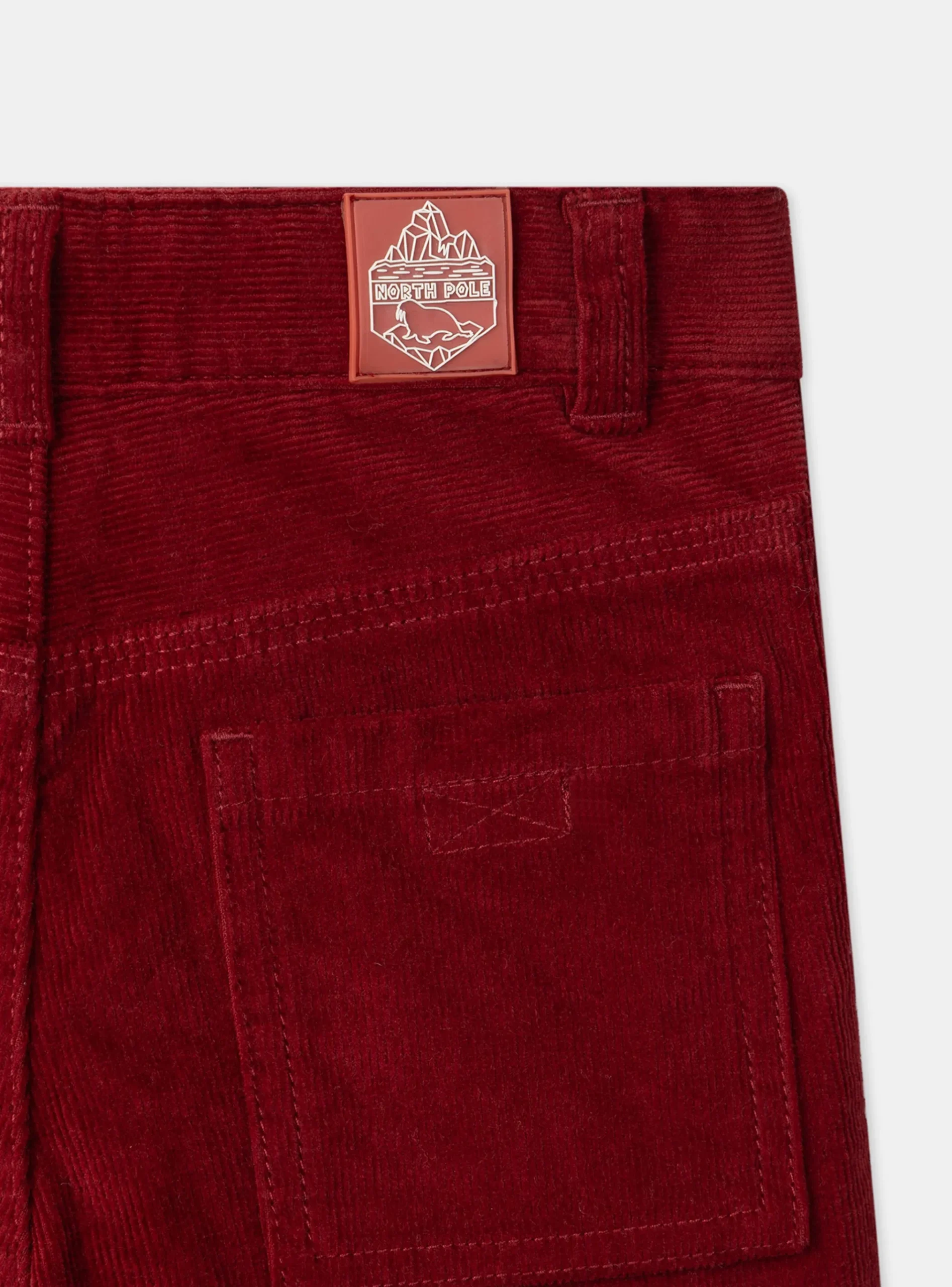 Sergent Major Pantalon & Jean-Pantalon en velours rouge