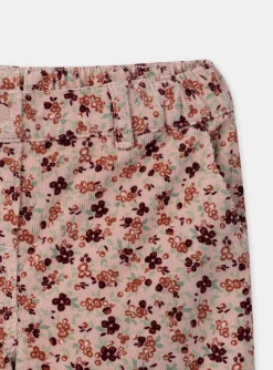 Sergent Major Pantalon, Jean & Legging-Pantalon fleuri en velours
