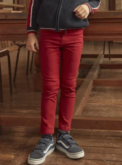 Sergent Major Pantalon & Jean-Pantalon knit denim rouge