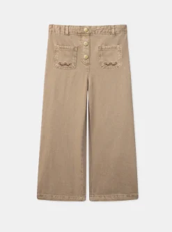 Sergent Major Pantalon, Jean & Legging-Pantalon loose  &agrave; broderies