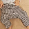 Sergent Major Pantalon & Jean-Pantalon noisette &agrave; imprim&eacute; &agrave; carreaux