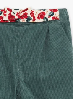 Sergent Major Pantalon & Jean-Pantalon vert argile en velours c&ocirc;tel&eacute;