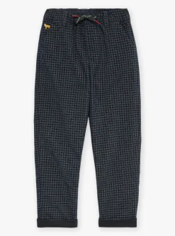 Sergent Major Pantalon & Jean-Pantalon vert bouteille &agrave; imprim&eacute; &agrave; carreaux