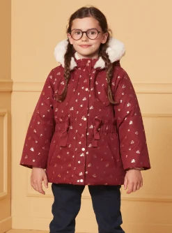 Sergent Major Manteau, Parka & Veste-Parka 3 en 1 &agrave; motifs fleurs