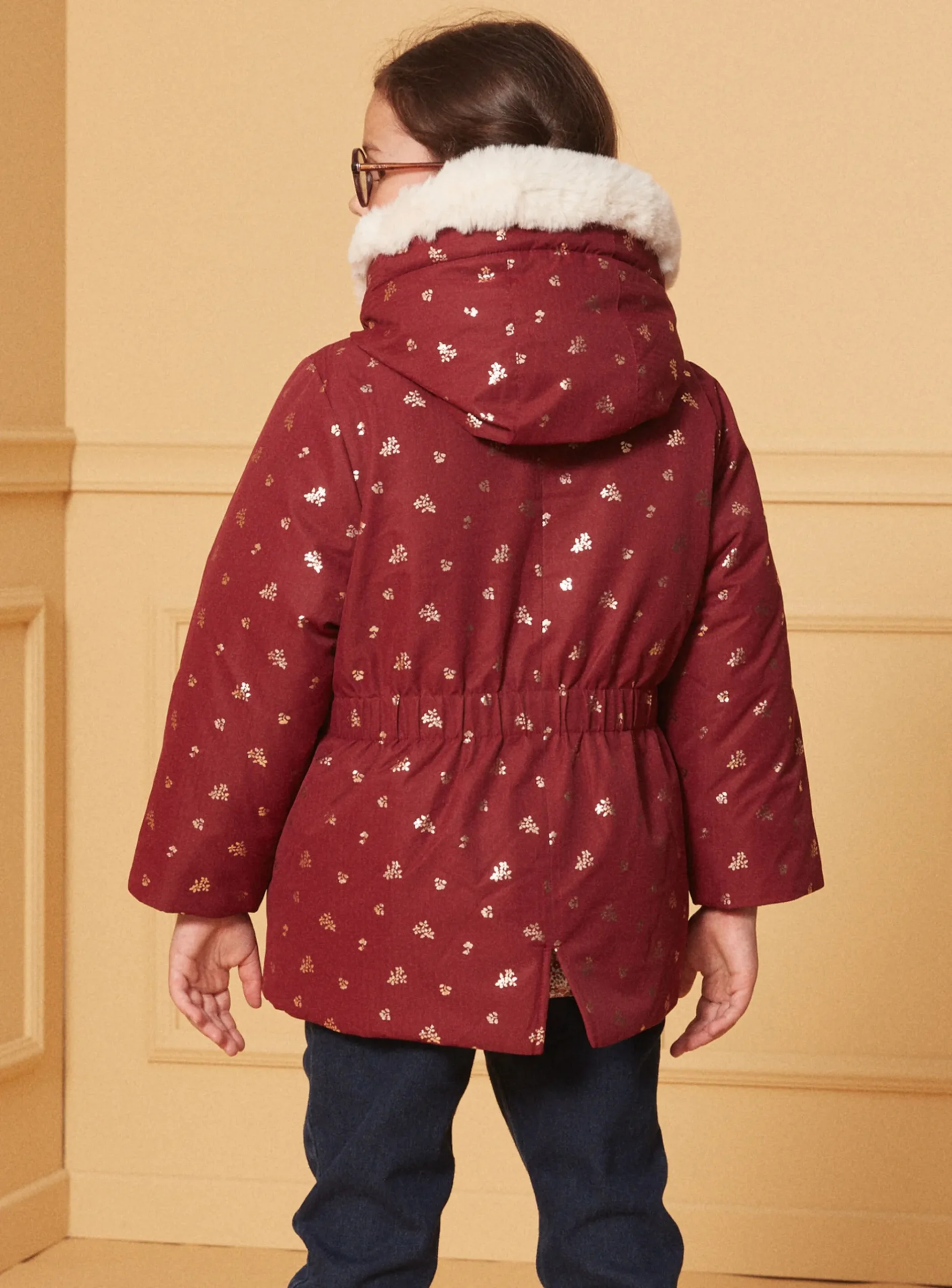 Sergent Major Manteau, Parka & Veste-Parka 3 en 1 à motifs fleurs