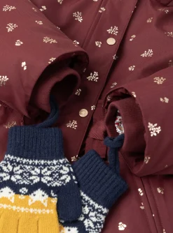 Sergent Major Manteau, Parka & Veste-Parka 3 en 1 à motifs fleurs