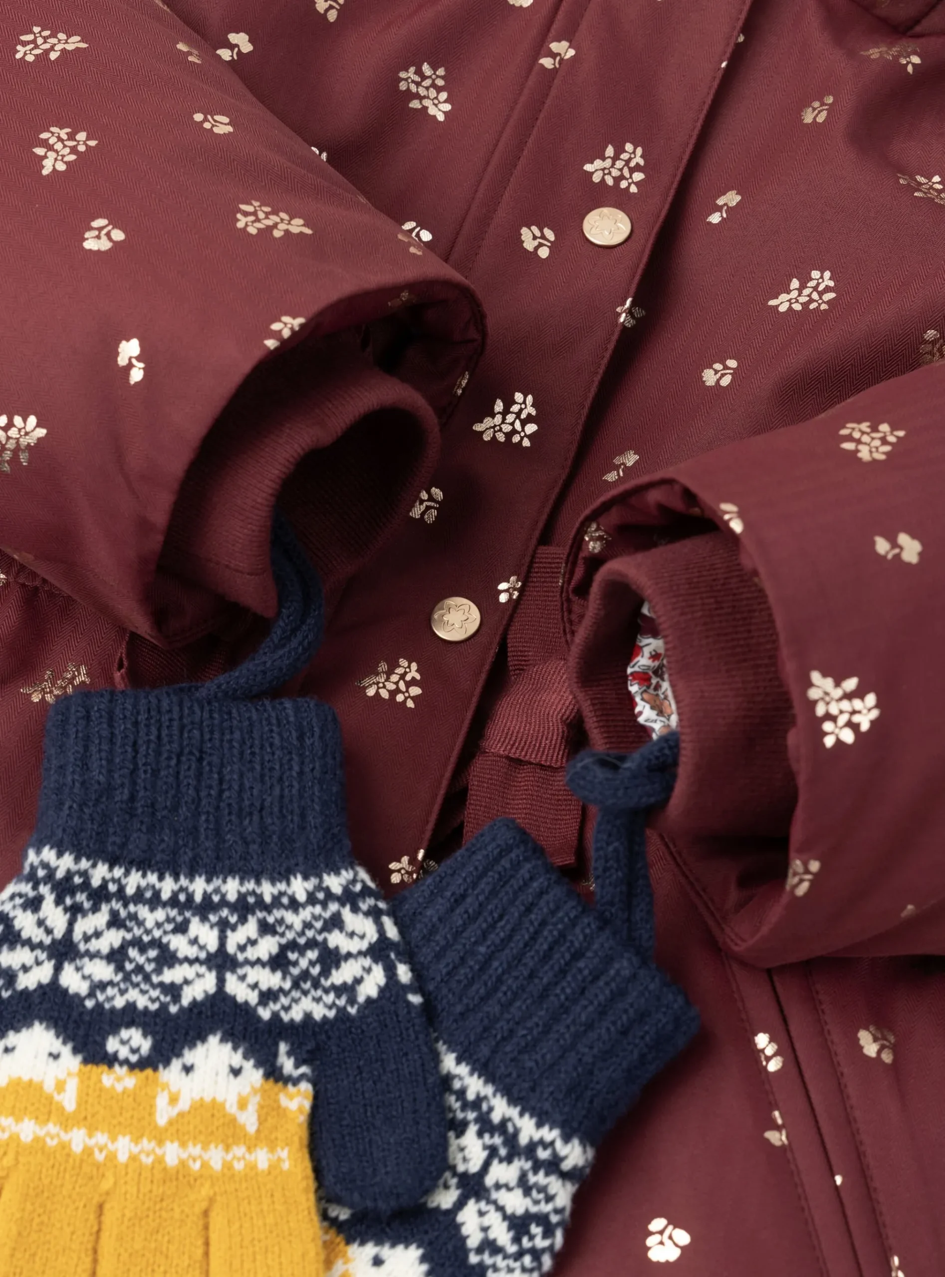 Sergent Major Manteau, Parka & Veste-Parka 3 en 1 à motifs fleurs