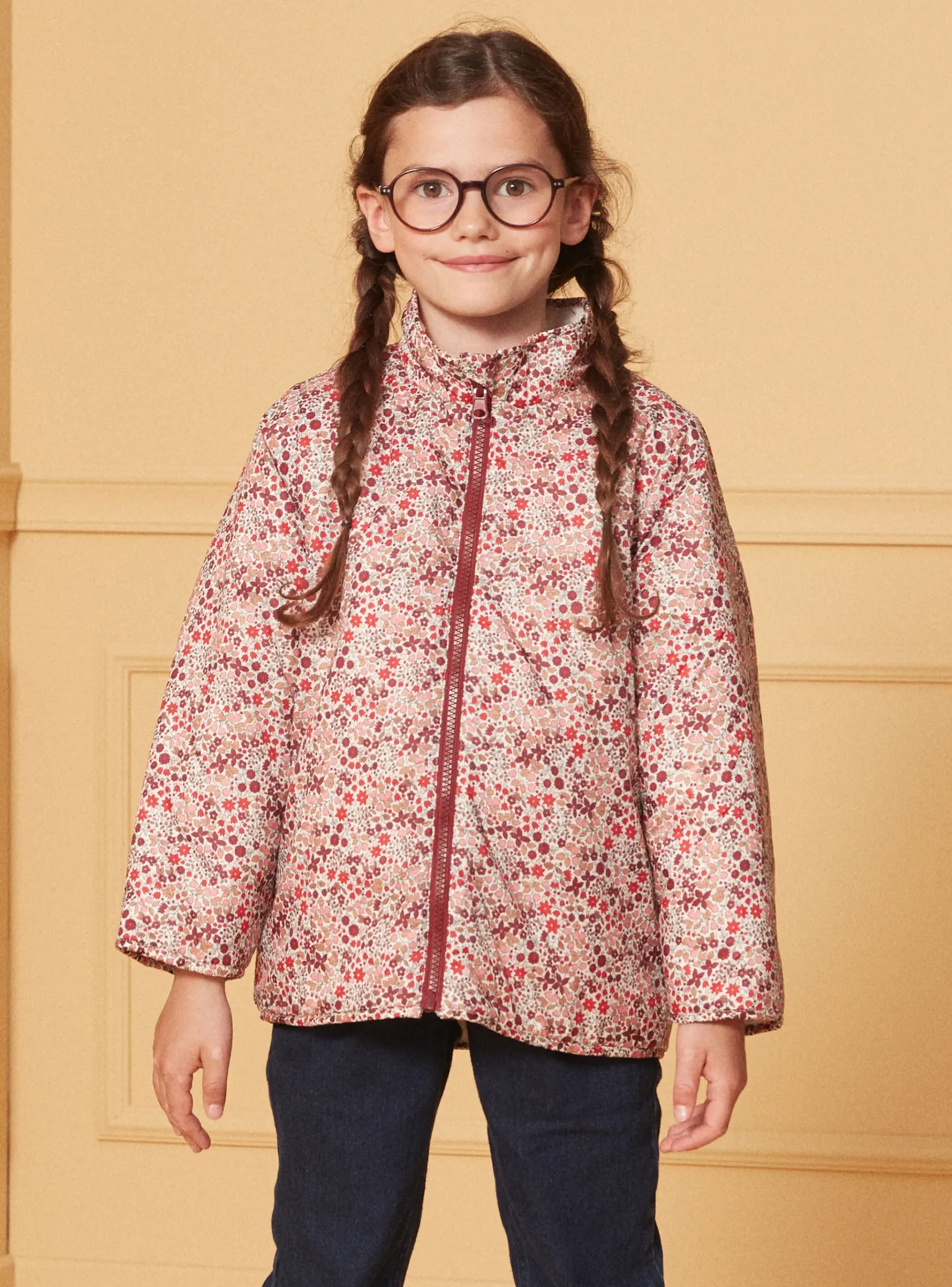 Sergent Major Manteau, Parka & Veste-Parka 3 en 1 à motifs fleurs