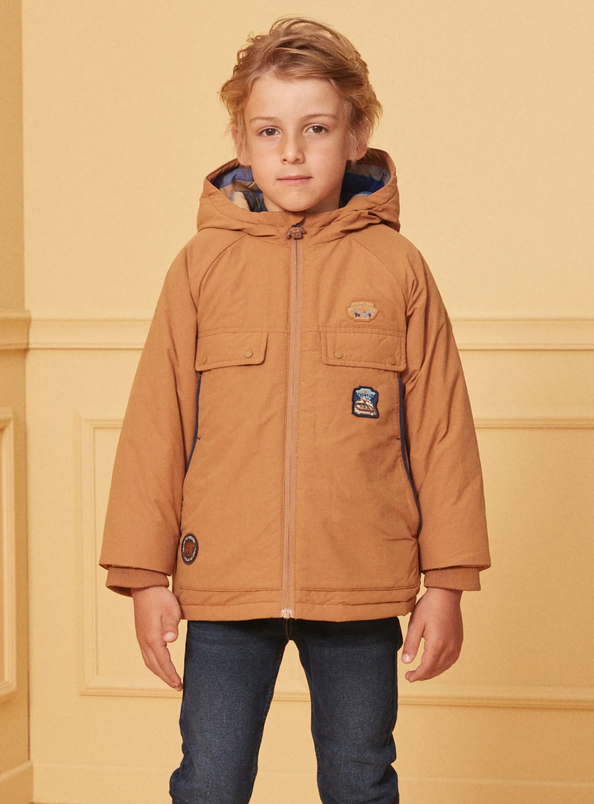 Sergent Major Manteau, Parka & Veste-Parka 3 en 1 Camel