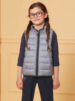 Sergent Major Manteau, Parka & Veste-Parka 3 en 1 marine &agrave; pois argent&eacute;s