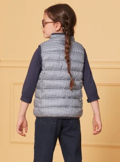 Sergent Major Manteau, Parka & Veste-Parka 3 en 1 marine &agrave; pois argent&eacute;s