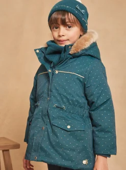 Sergent Major Manteau, Parka & Veste-Parka 3 en 1 vert sapin &agrave; capuche