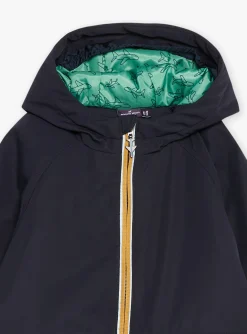 Sergent Major Manteau, Parka & Veste-Parka &agrave; capuche 3 en 1 imperm&eacute;able bleu fonc&eacute;