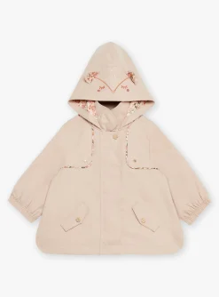 Sergent Major Manteau, Parka & Veste-Parka &agrave; capuche 3 en 1 beige en canvas