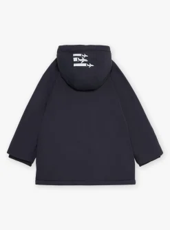 Sergent Major Manteau, Parka & Veste-Parka &agrave; capuche 3 en 1 imperm&eacute;able bleu fonc&eacute;