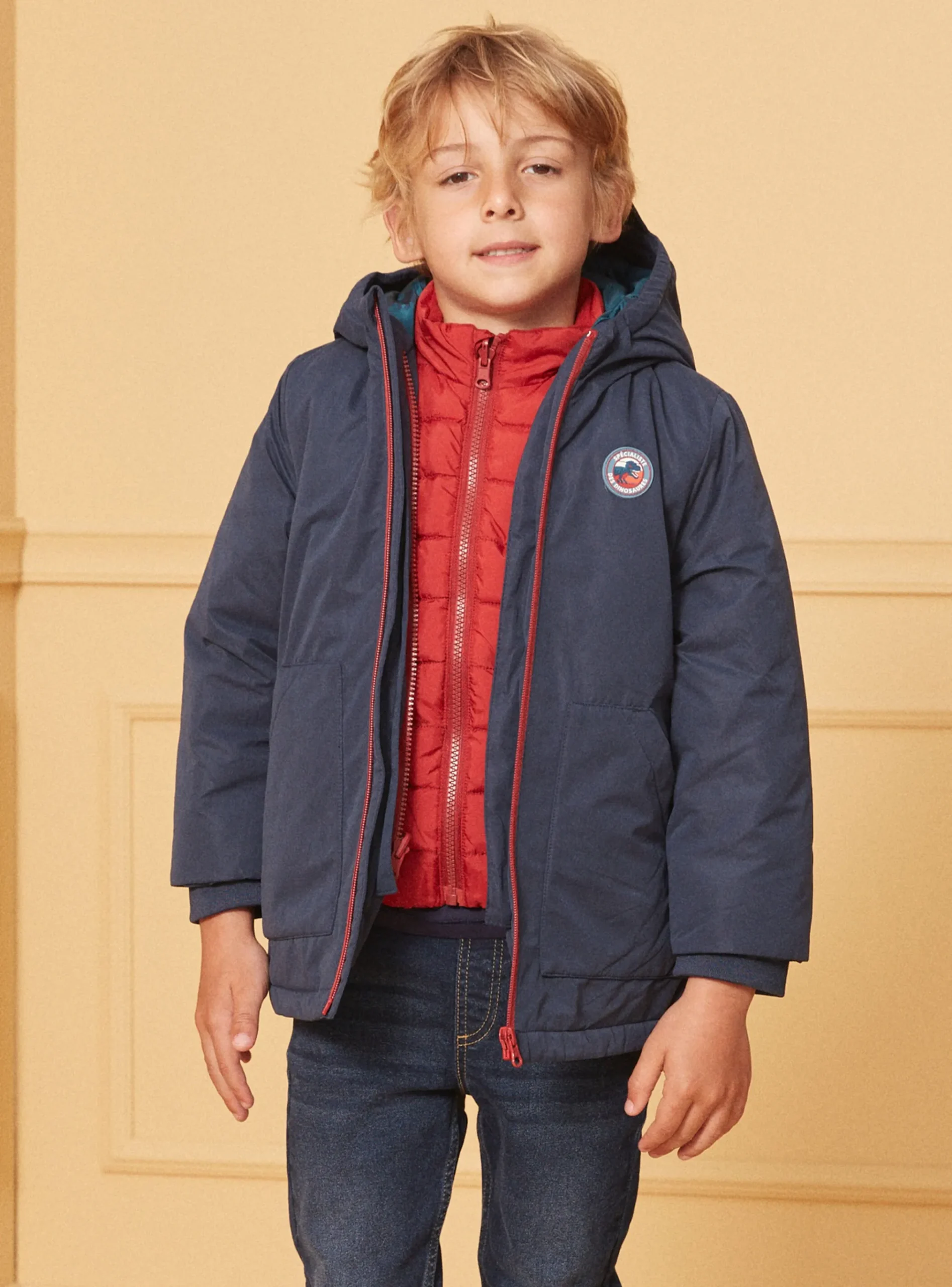 Sergent Major Manteau, Parka & Veste-Parka Bleu marine