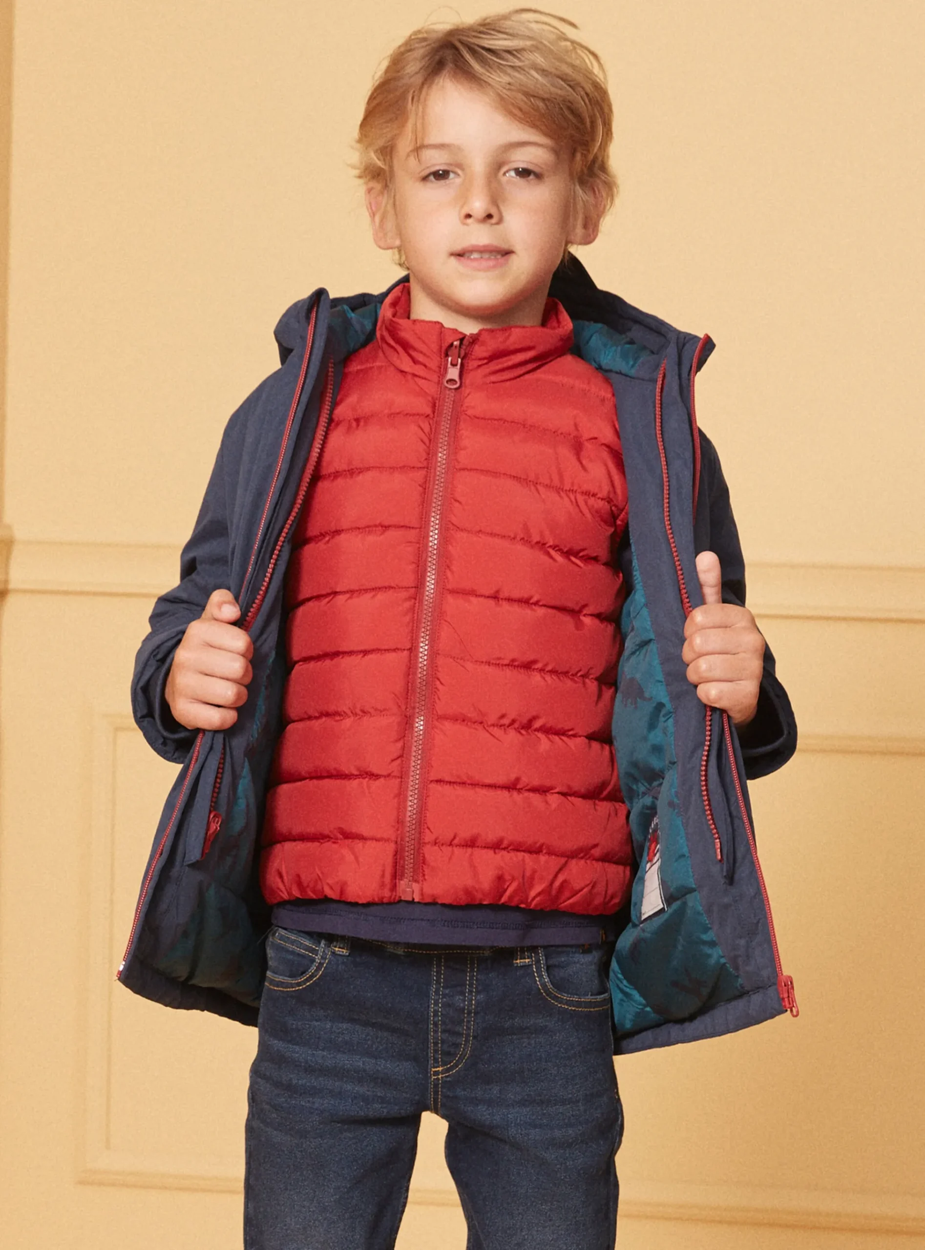 Sergent Major Manteau, Parka & Veste-Parka Bleu marine