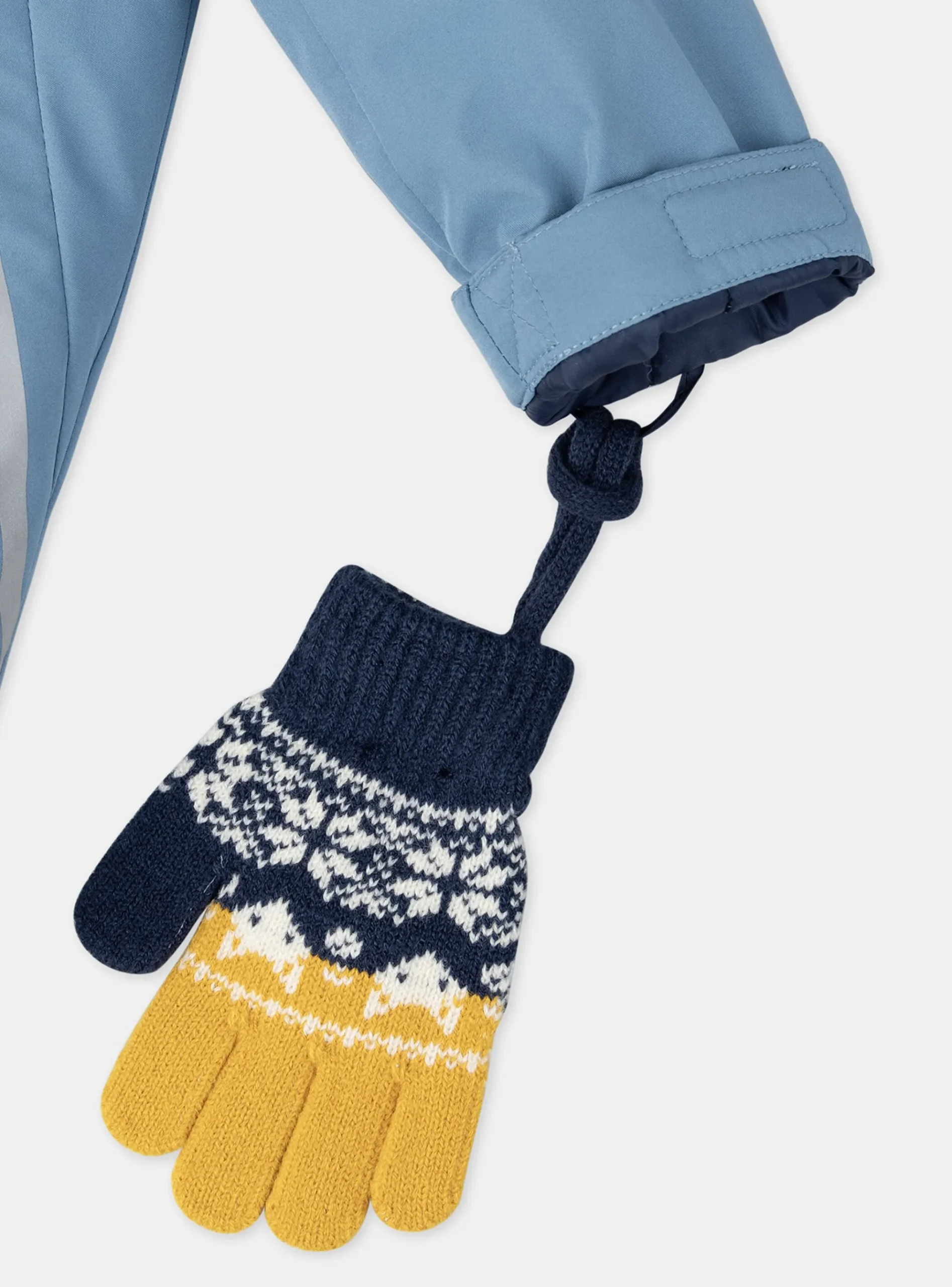 Sergent Major Manteau, Parka & Veste-Parka Bleue à capuche mi-saison