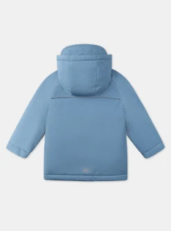 Sergent Major Manteau, Parka & Veste-Parka Bleue à capuche mi-saison